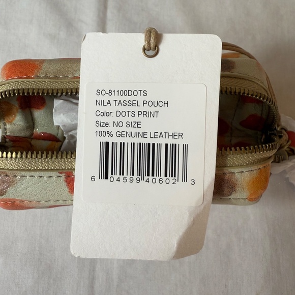 Nila Tassel Pouch Dot print - Picture 4 of 5